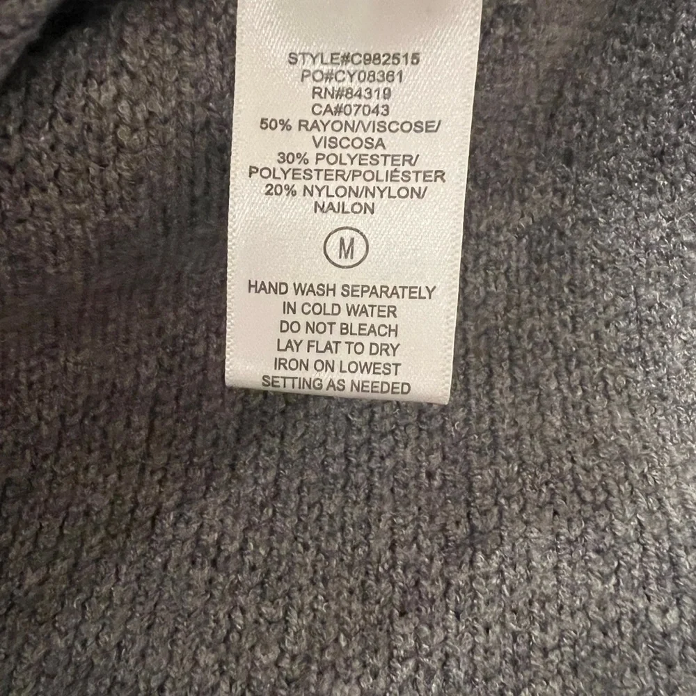Cyrus Charcoal Button-Up Women's Cardigan - Picture 4 of 7